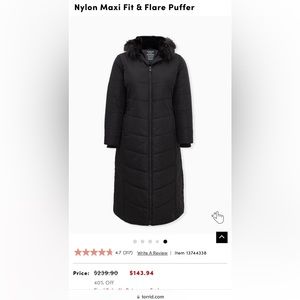 Torrid Size 3 Heavy Duty Parka